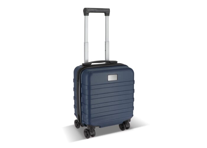 Valise cabine compacte publicitaire Bleu foncé